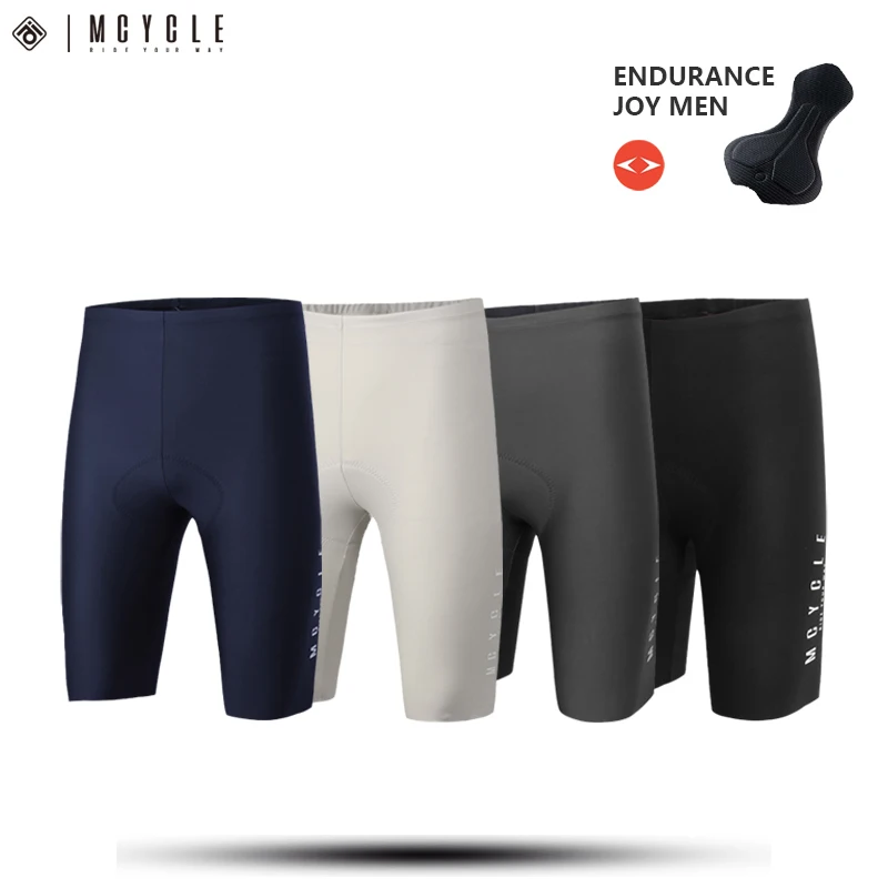 

Mcycle Wholesale Men's Cycling Shorts Solid Comfortable Bicycle Short Sponge Gel 3D Padded Road Bike Cycling Shorts Women