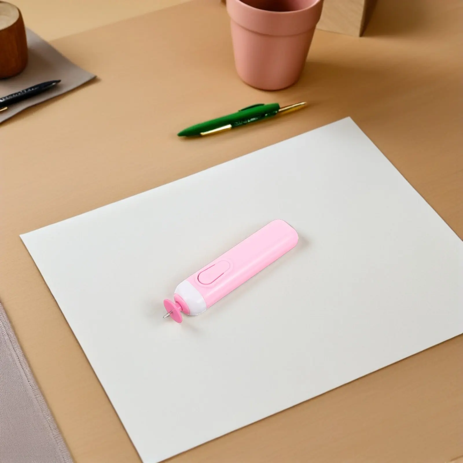 

Набор из 2 электрических инструментов для квиллинга: ручка-роллер для создания изгибов и фигур из бумаги