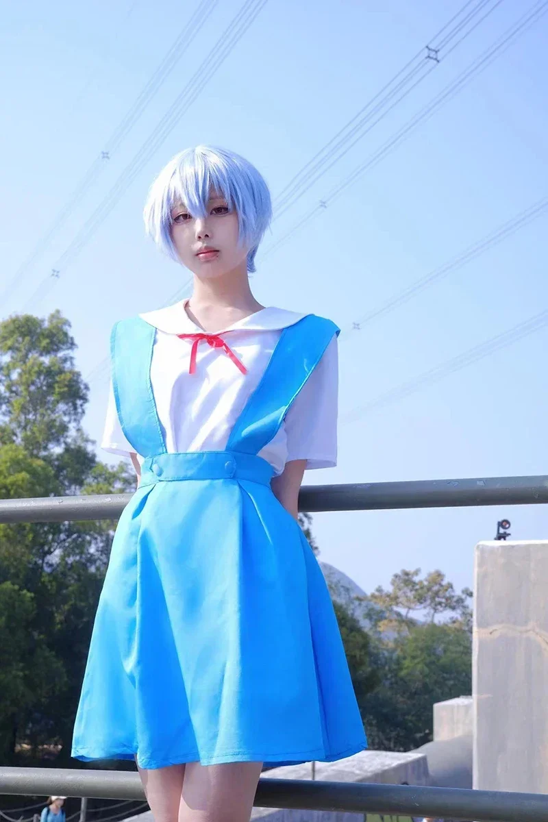 Halloween   Evangelion pour filles et femmes, Asuka Langley Soryu Cosplay, Rei Ayanami Costume, robe pour dames, vêtements sexy