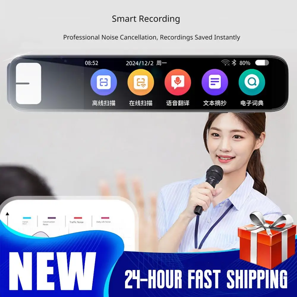 Pena Penerjemah Cerdas Pena Pemindai Penerjemah Suara Perangkat Penerjemah Suara Pena 150 Bahasa Pena Pembaca Teks Suara Portabel
