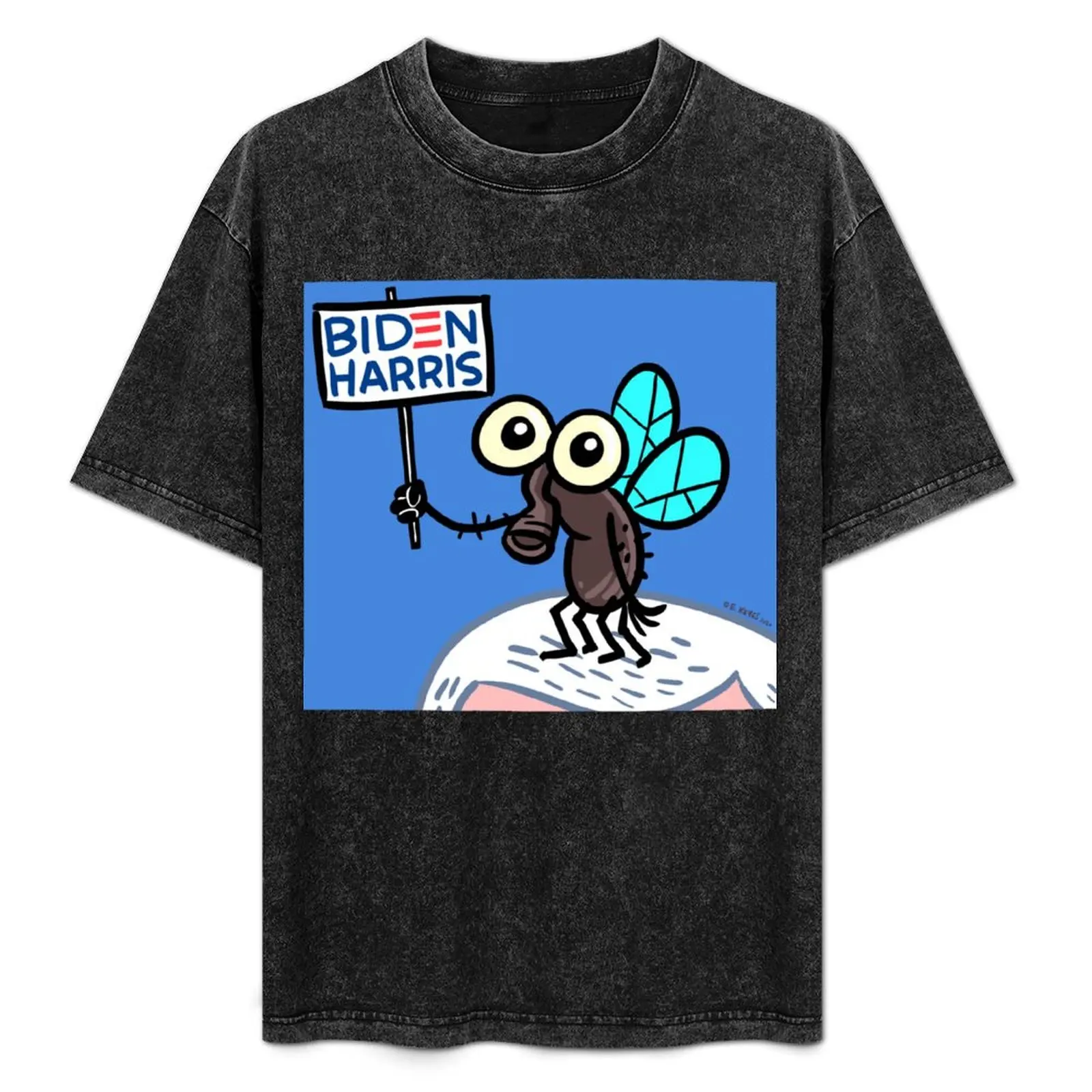 PENCE FLY OFFICIAL / BLUE BACKGROUND T-Shirt Summer Fashion Casual Tee Shirt