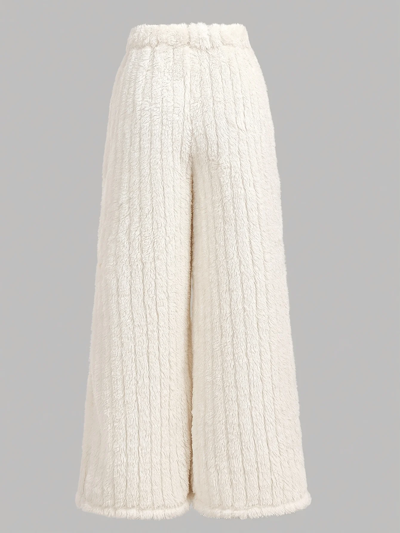 Girls' Fleece-Lined Wide-Leg Pants, New Autumn and Winter Style, Warm Casual Long Pants, Thermal and Cold-Resistant, Suitable for Home, Leisure, and Outdoor Activities, Versatile for Children Aged 7-13