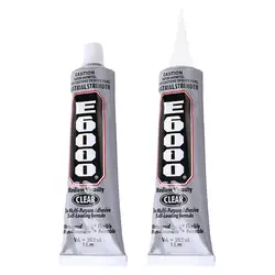 Liquid E6000 Super Glue Strong Adhesive Glue Clear Jewelry Making Tool for DIY Diamond Painting Rhinestones Art Dotting Nail Art