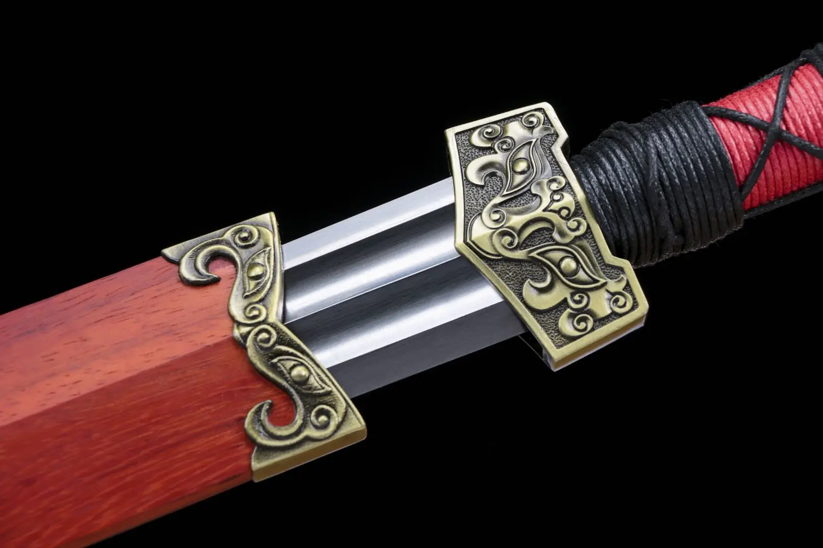 81cm Medieval Viking warrior sword, double-edged, 1060 carbon steel, sharp weapon, combat readiness, samurai sword, ninja, true