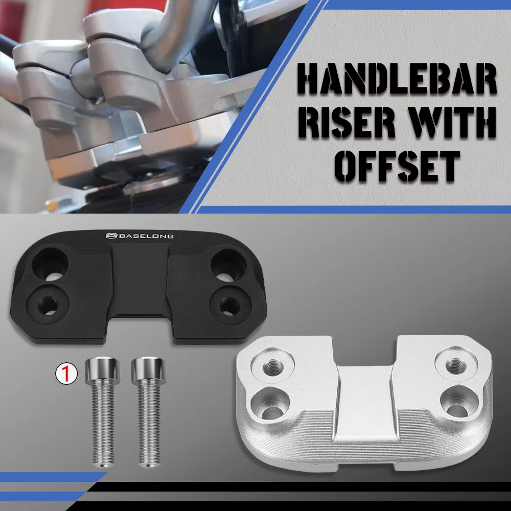 Motorcycle 25MM Higher and 22MM Offset Handlebar Riser For Ducati Scrambler 400 800 1100 All Years 2016-2022 2023 2024 2025 2026