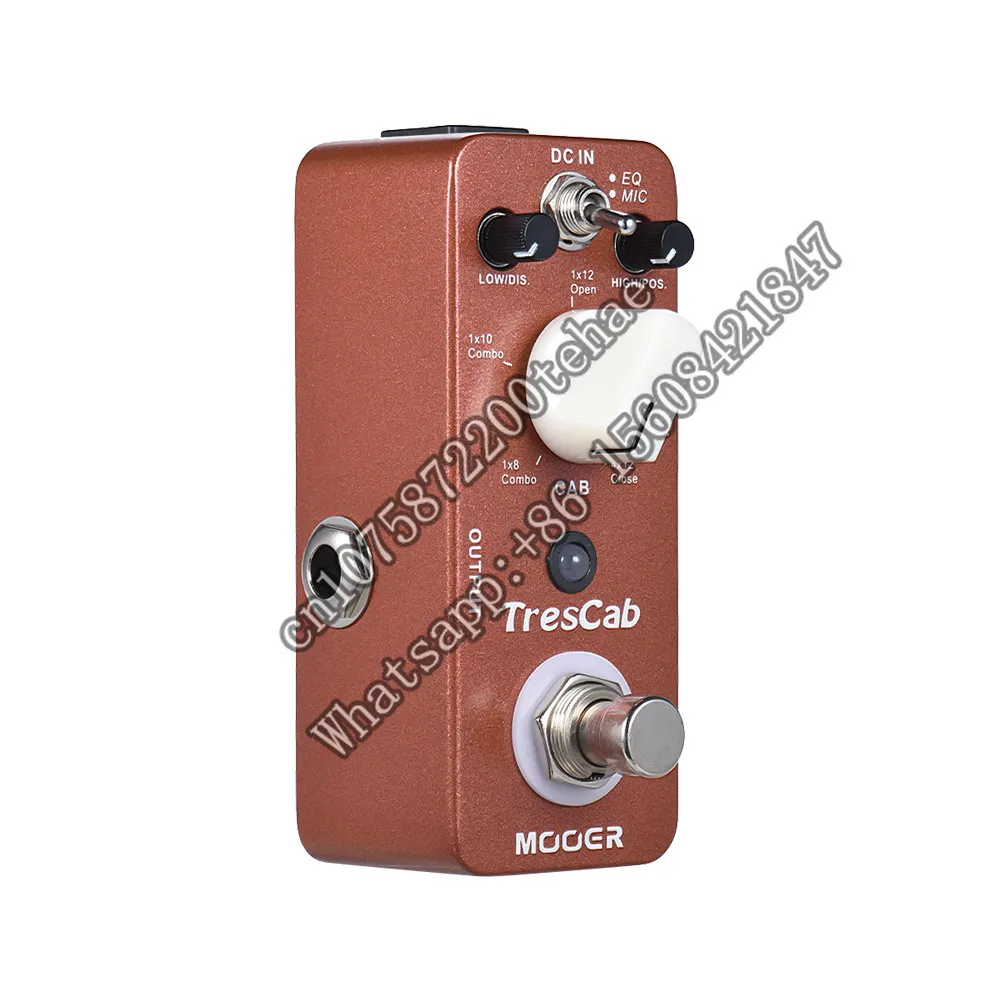 Mooer Pedal Guitar Multi Effects Mtc1 Trescab Effects Digital Cabinet Simulated Electric Guitars Musical Accessories Pedal