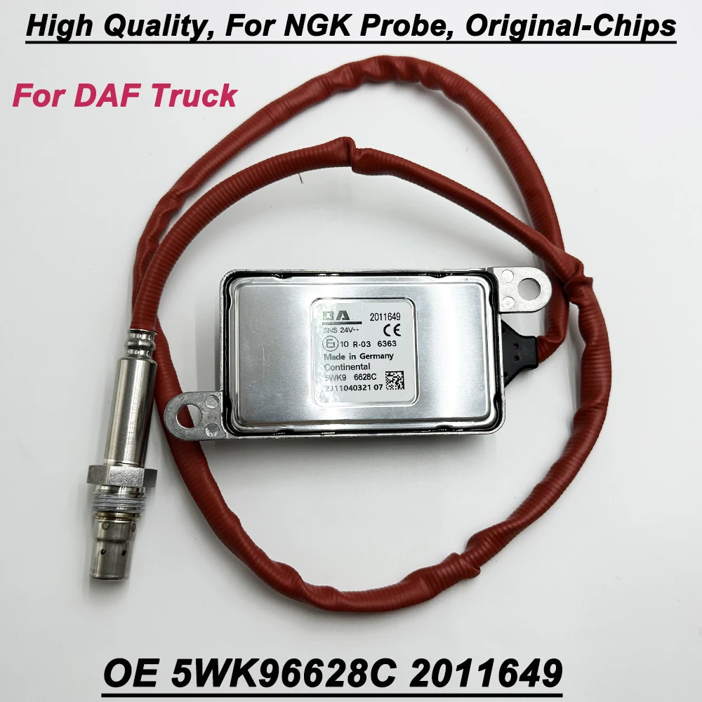 

5WK96628C 2011649 High Quality for NGK Probe Car 24V Nitrogen Nox Oxygen Sensor For DAF Truck CF75 CF85 XF105 XF 1836060 1793379