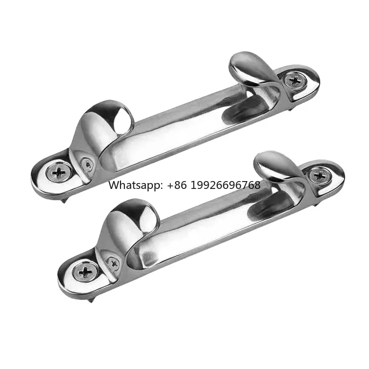 

High Polished Marine Hardware Boat Accessories 316 Stainless Steel Straight Bow Chock for Boat Angled Yacht Manufacturer