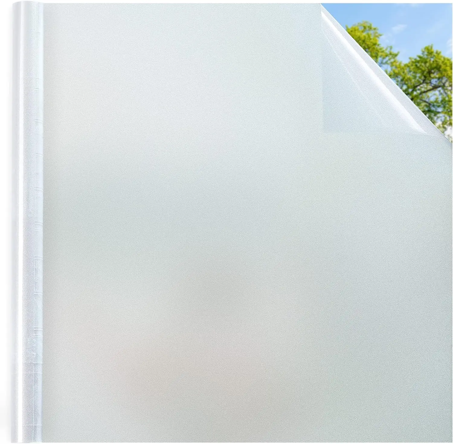 Matte Surface Self-Adhesive PVC Water Resistant Eco-Friendly Opaque Frosted Glass Sticker Roll for Hotel Windows