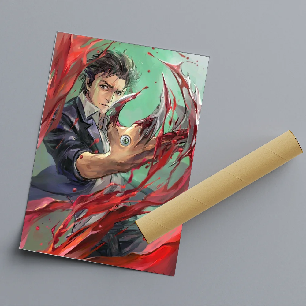 P-Parasyte-E Poster Wall Art Print Poster Decorative Mural Modern Home Decor Birthday Gift Unframed Canvas Garage Room