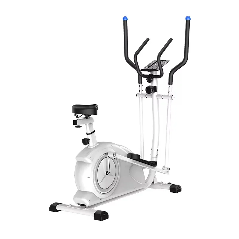 دراجة بيضاوية الشكل مغناطيسية منزلية - معدات اللياقة البدنية الأفقية للتحكم في المقاومة الصامتة #4