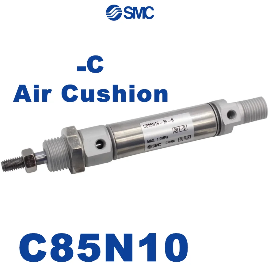 

C85N10 CD85N10 With Cushion C85N10-10C CD85N10-40C-B C85N SMC Air Cylinder: Standard Double Acting, Single Rod