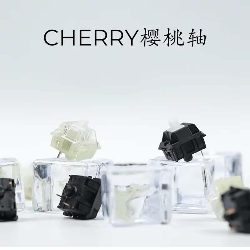 

CHERRY MX RGB ERGO прозрачный переключатель молочный белый прозрачный Улучшенный завод Lubed для 3-контактной тактильной механической клавиатуры пользовательские переключатели