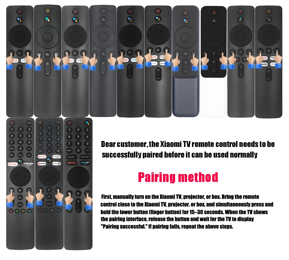 For Xiaomi Projector TV Box Remote Control XMRM-00A/002/006/006A/010/019/M2/M6/M8/ML