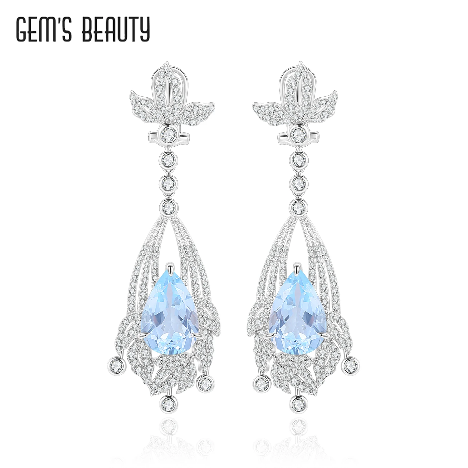 

GEM'S BEAUTY Boutique Jewelry Earrings Womens Pendant Earrings Latest Jewelry Earrings Customizable Earrings Ornaments Girl Gift