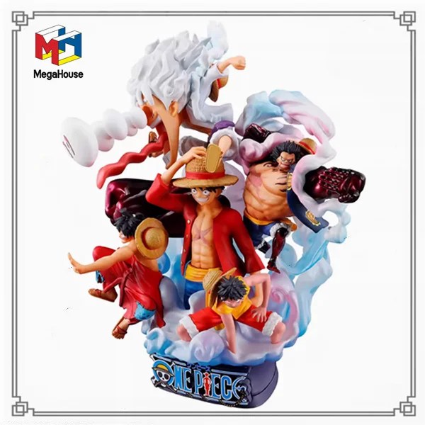 

In Stock Original Anime DRACAP One Piece Monkey D Luffy Gear.5 Nika Luffy PVC Action Figure Collector Toys Megahouse Gifts 15CM