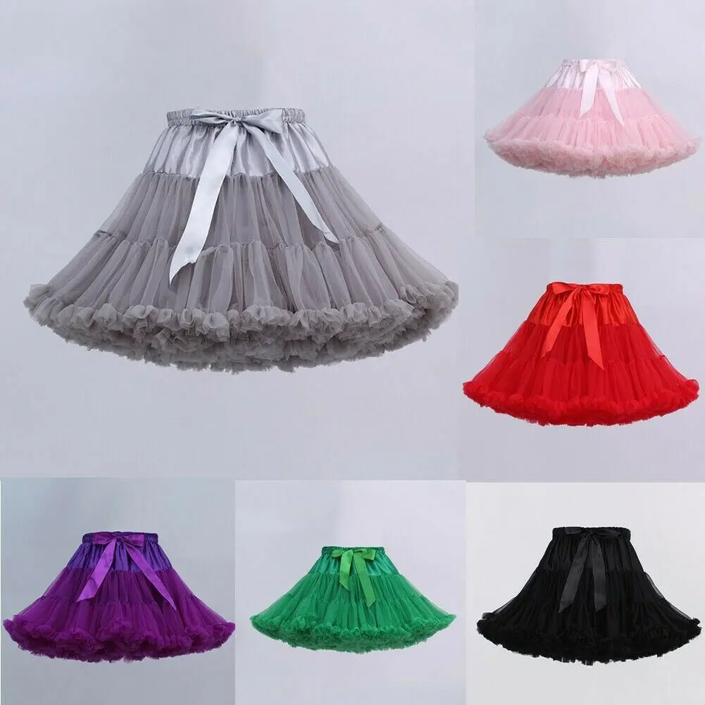 

Women Girl Petticoat Crinoline Underskirt Swing Ballet Tutu Skirt Lolita Dress