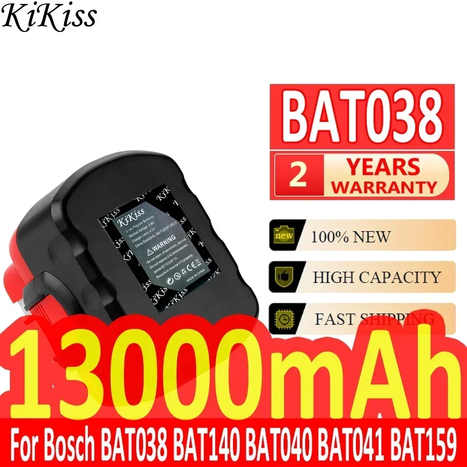 

KiKiss Battery for Bosch BAT038 BAT140 BAT040 BAT041 BAT159 2607335275 2607335533 2607335534 2607335711 2607335465