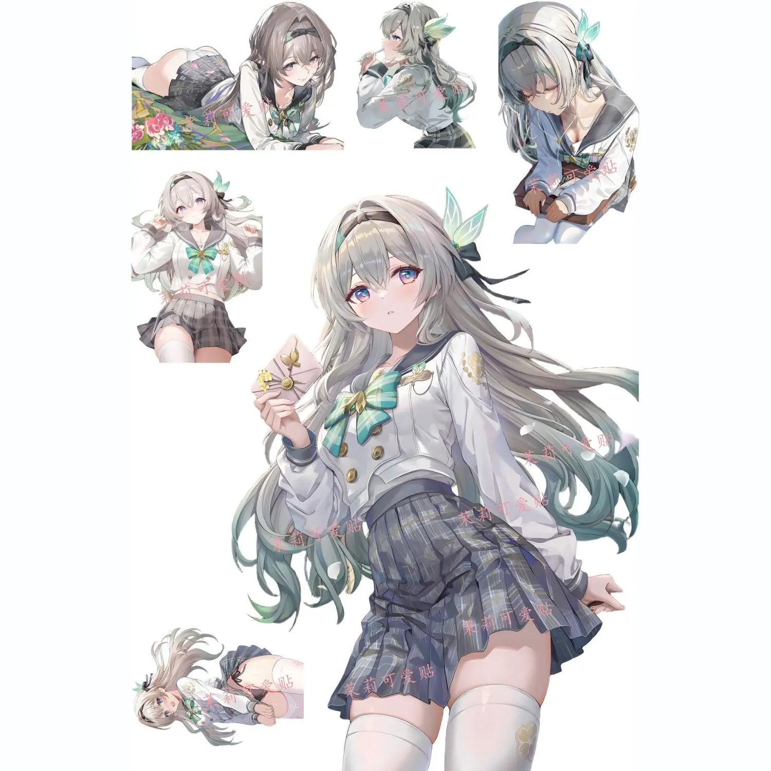 

Honkai：Star Rail Firefly Anime Stickers Decoration Laptop Phone Suitcase Notebook Label Stationery Sticker Gift