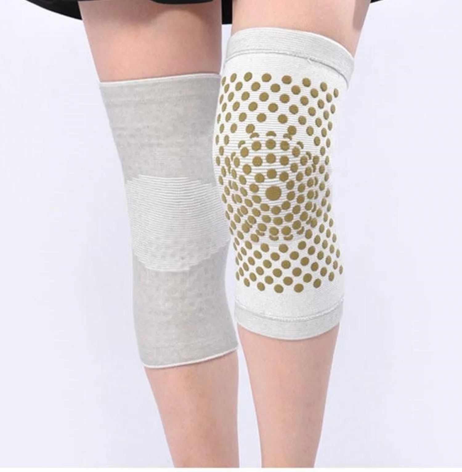 Outono inverno aquecedores de perna ciclismo fitness exercício auto aquecimento artemísia joelheiras para homens e mulheres ciclismo perna proteger capa