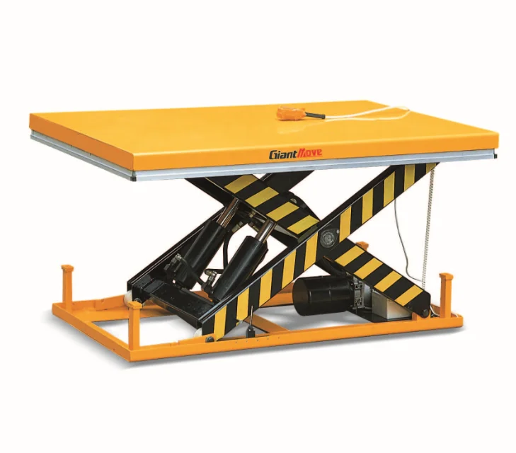 Hot Sale Giant-Move 4000kg 1050mm Platform Electric Stationary Hydraulic Scissor Lift Table