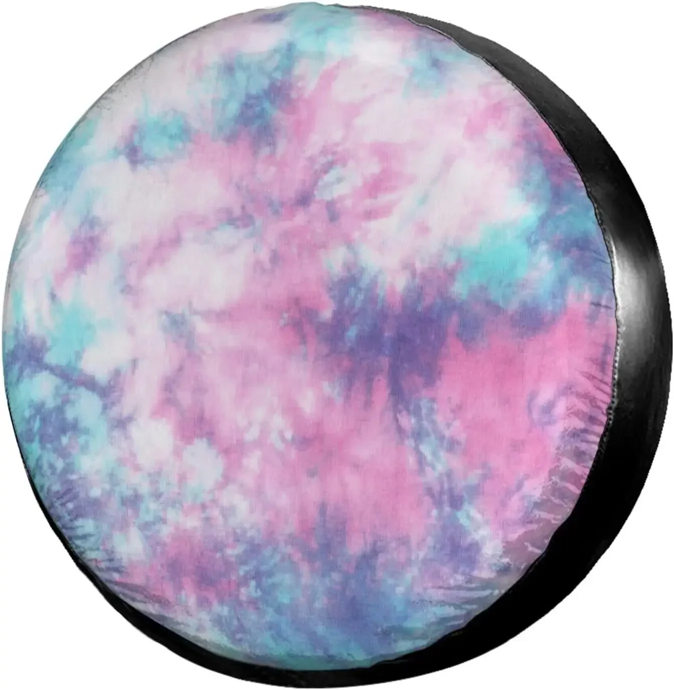 

Синий розовый чехол для шин Tie Dye, универсальный всепогодный пылезащитный чехол для шин для прицепов, автодомов, внедорожников, путешествий, кемперов, прицепов