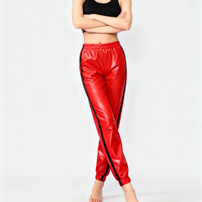 Pantalon de sport Gummi en caoutchouc Latex, uniforme de Cosplay, mode 0.4MM