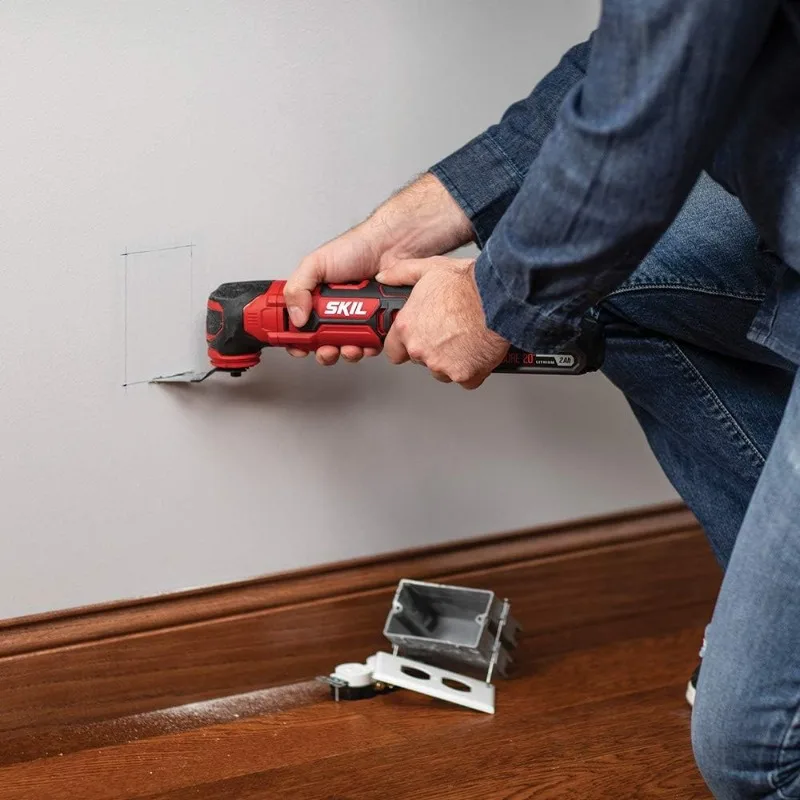 

20V Oscillating Tool Kit with 32pcs Accessories Includes 2.0Ah PWR CORE 20 Lithium Battery and Charger - OS593002