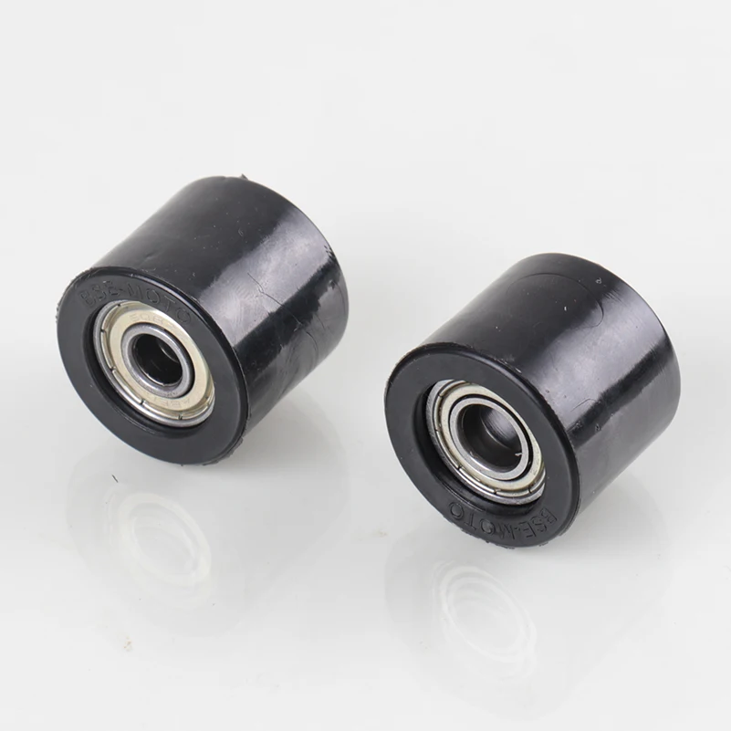 8mm 10mm Drive Chain Roller Pulley Wheel Slider Tensioner Wheel Guide For Street Bike Enduro Motorcycle Motocross ATV CRF CR XR