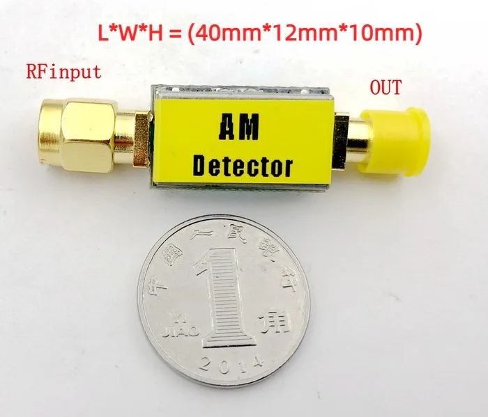 2Pcs 0.1M-6GHz RF AM Envelope Detector Amplitude Detection Discharge Signal Detection