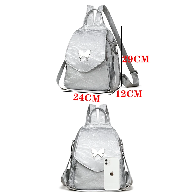 Fashion Backpack 2024 New Versatile Backpack For Women High Quality Leather Knapsack Light Luxury Commuting Simplicity Femininas