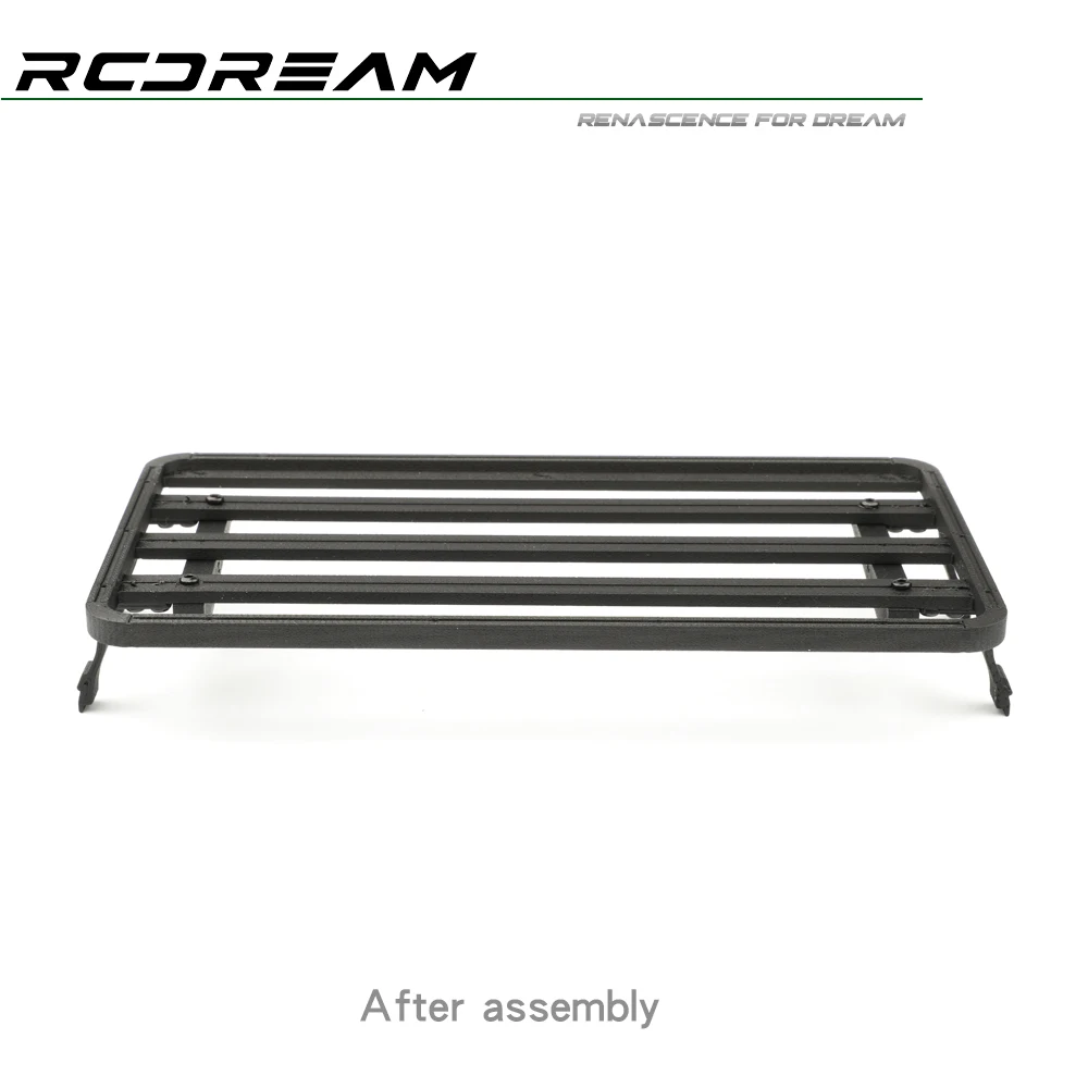 KXRC&RCDream 2-door Pickup Truck Luggage Rack/rear Bucket Roll Cage for 1/10 RC Crawler Car RD110 2Door Pickup Body Shell Parts