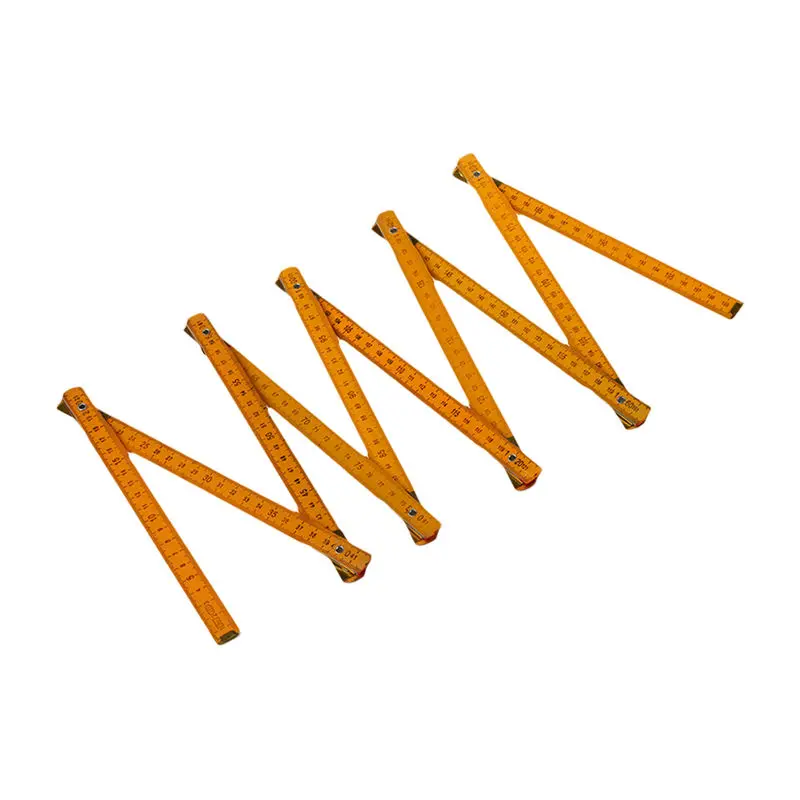 Righello pieghevole in legno da carpentiere portatile 200Cm/79 pollici