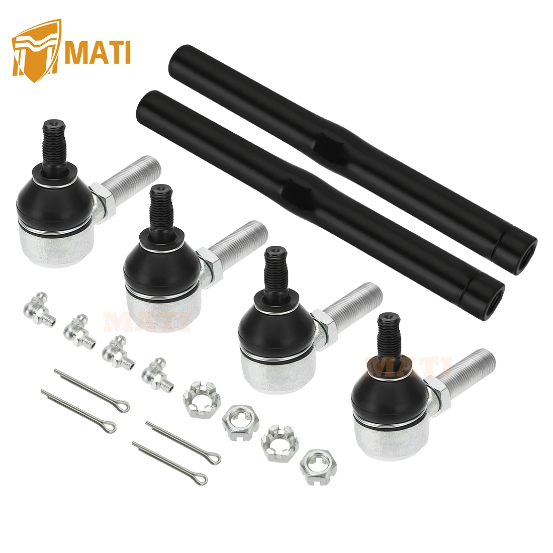 2Pcs Golf Steering Tie Rod End & Shaft Kit for EZ-GO TXT/Medalist/Marathon Golf Carts Gas & Electric 1994.5-2001.5 70074-G01