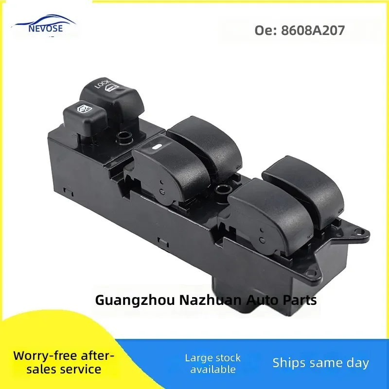 For 2010-2014 Mitsubishi Lancer Outlander Electric Window Glass Lift Switch Master Control Button 8608A207