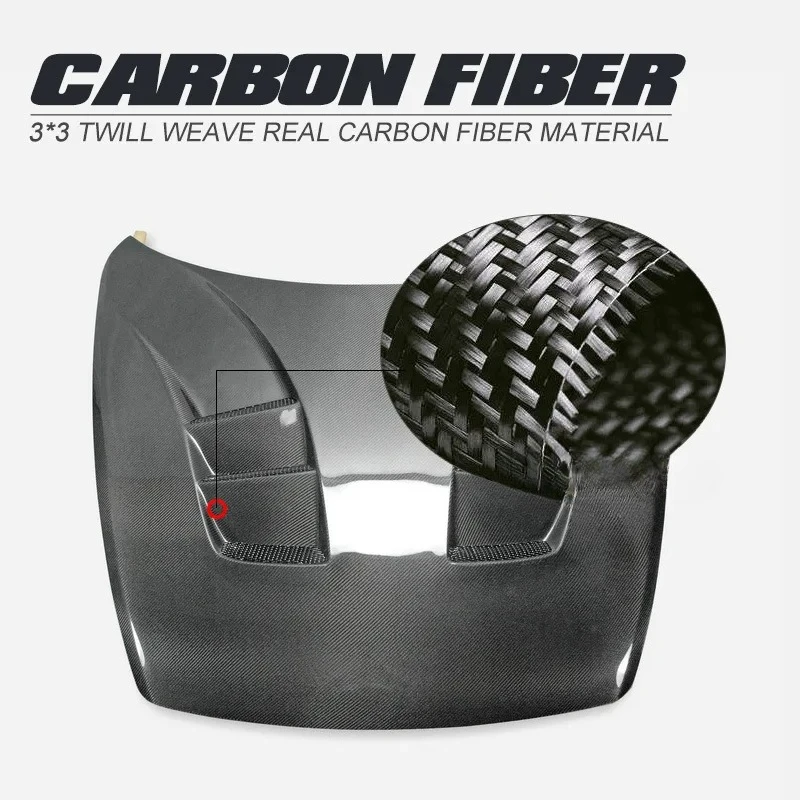 Suitable for Mazda Mazda RX8 Carbon Fiber Modification RE Amamiya, Engine Front Cover, Engine Cover