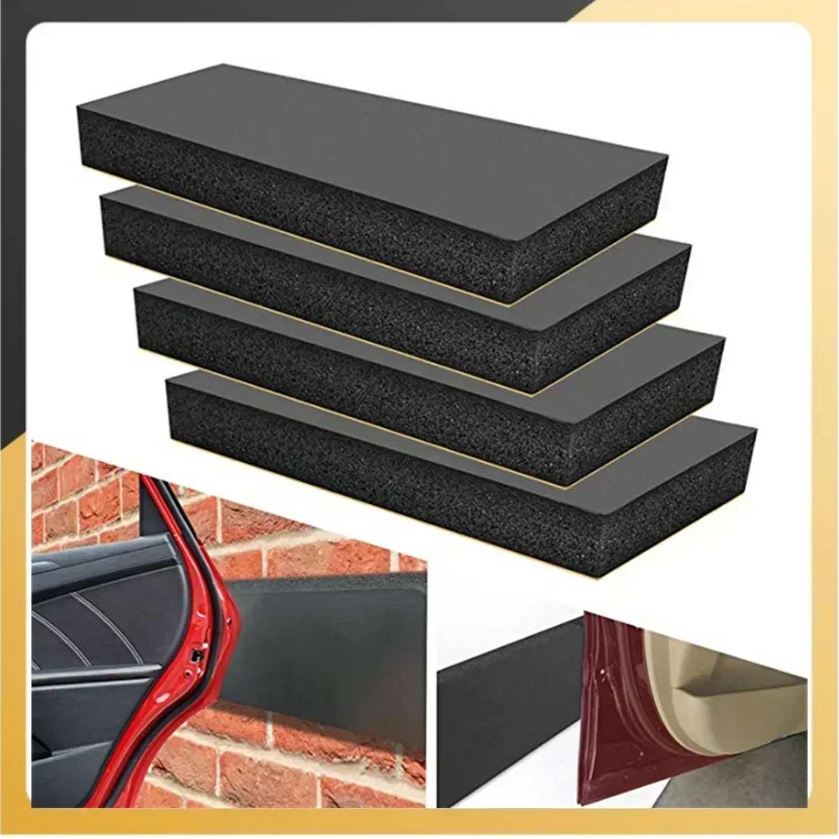 4pcs Garage Car Door Protector Wall Corner Bumper Guard Foam Block For Parking Spaces Warehouses Protecte Bumps And Scratches