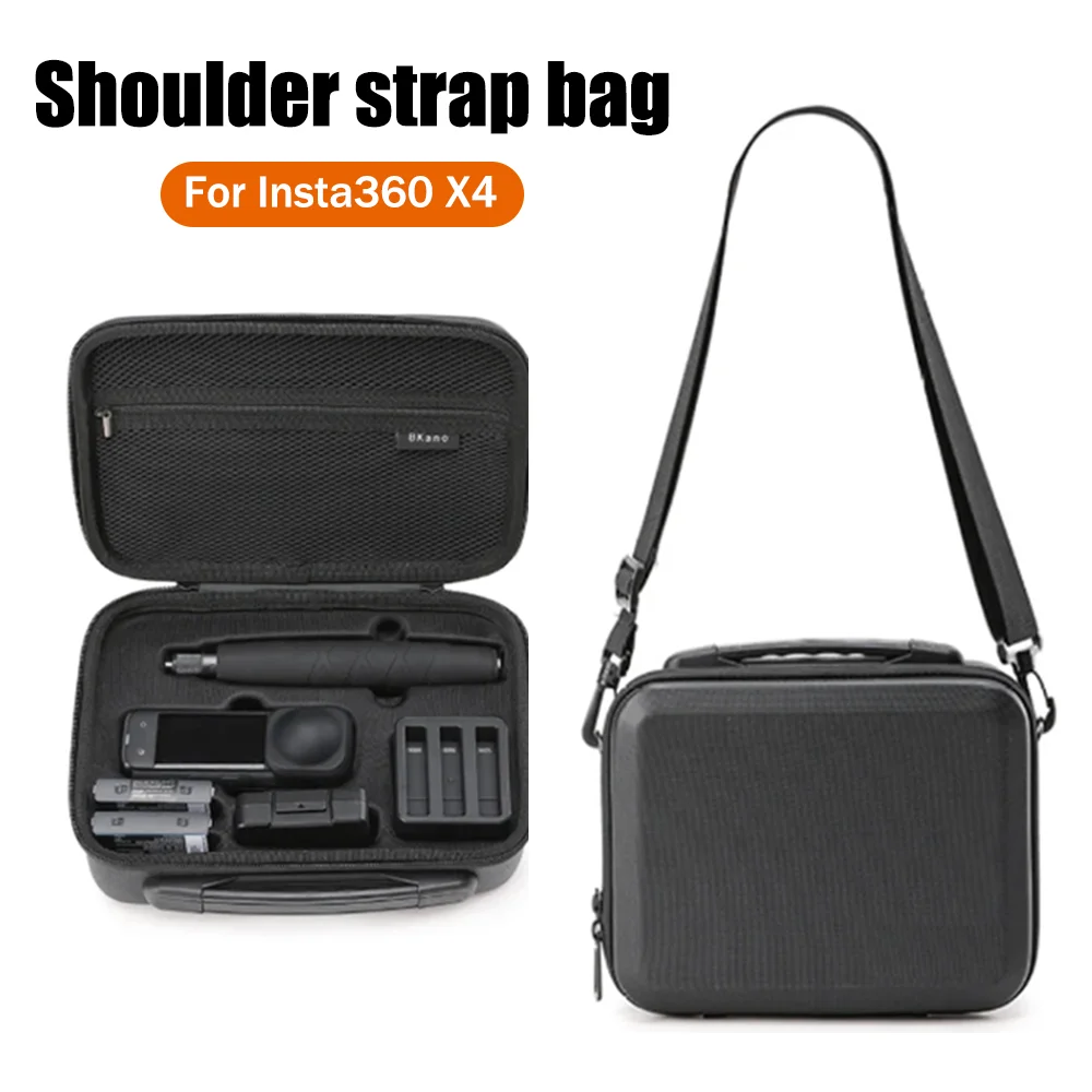 

Storage Case For Insta360 X4 Carrying Case Portable Bag Protective Storage Case with Shoulder Strap For Insta 360 X4 Accessories