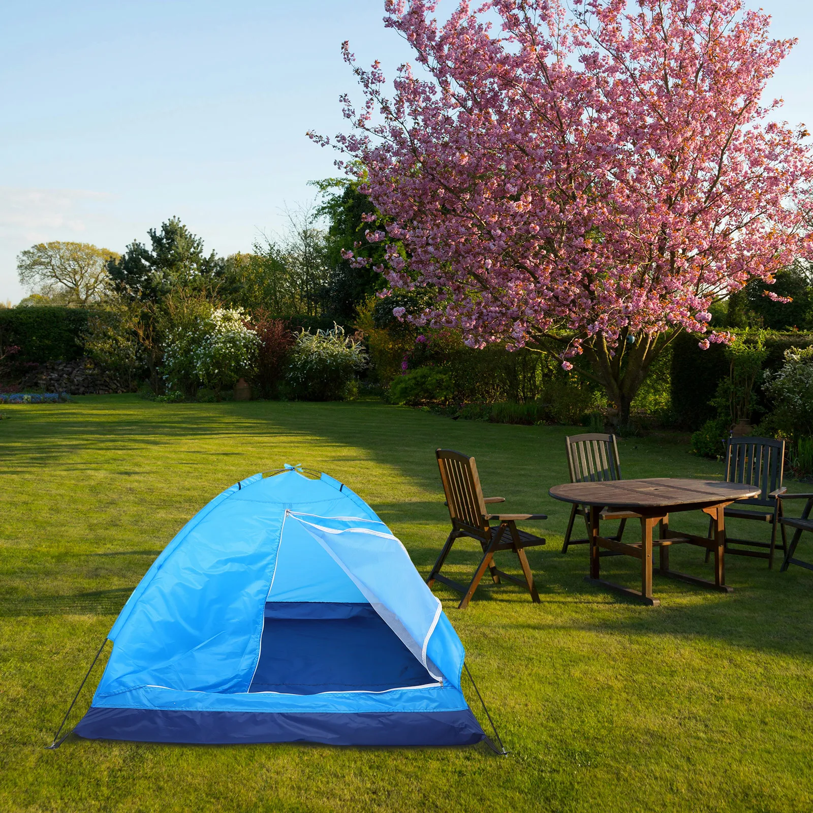 

Double Tent Beach Sun Shade 70MM Fiber Rod Four Season Camping Canopy Waterproof Windproof Portable Twoperson