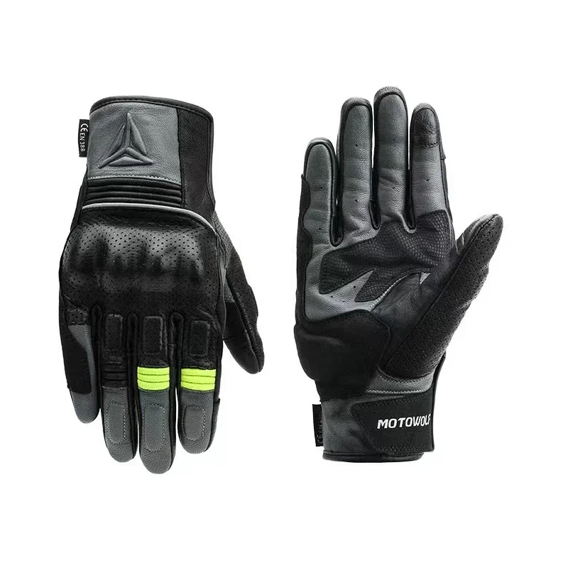 

Motorcycle Gloves Men's Leather Summer Motorbike 오토바이 장갑 Luvas Motocicleta Handschuhe Gant Guantes Moto Verano Luva Motociclista