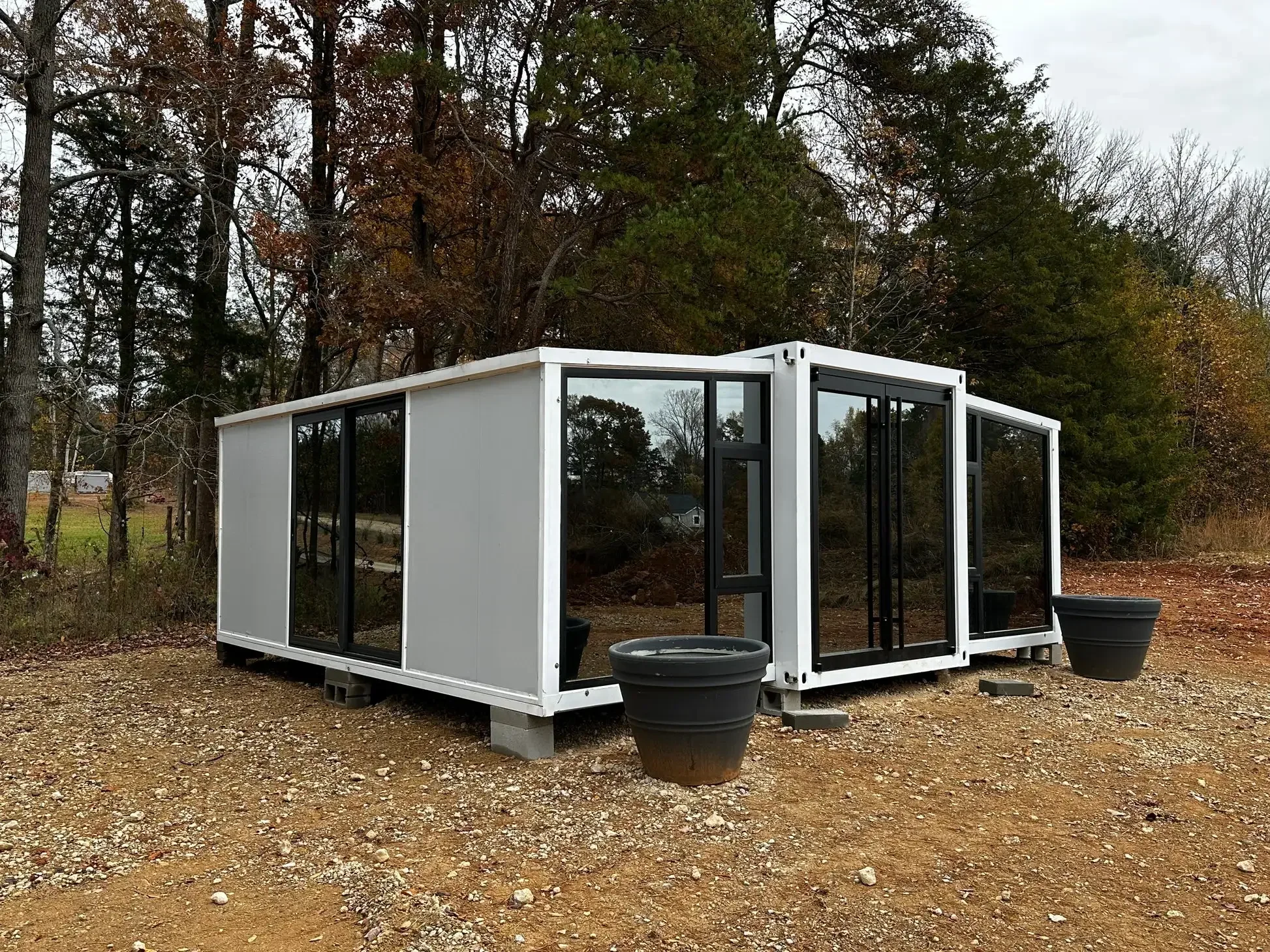 Luxury 40ft Living Hotel 20ft Folding Container House Light Steel Prefab Tiny Cafe Perfect Home