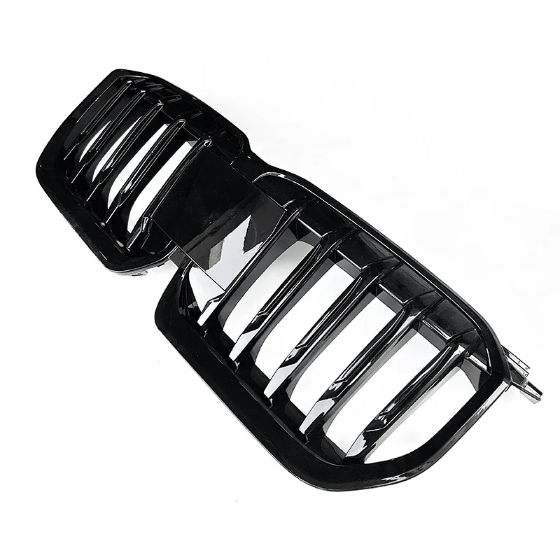 Suitable for the 2023 BMW X1U11 all bright black samurai grille,replacement of the original car