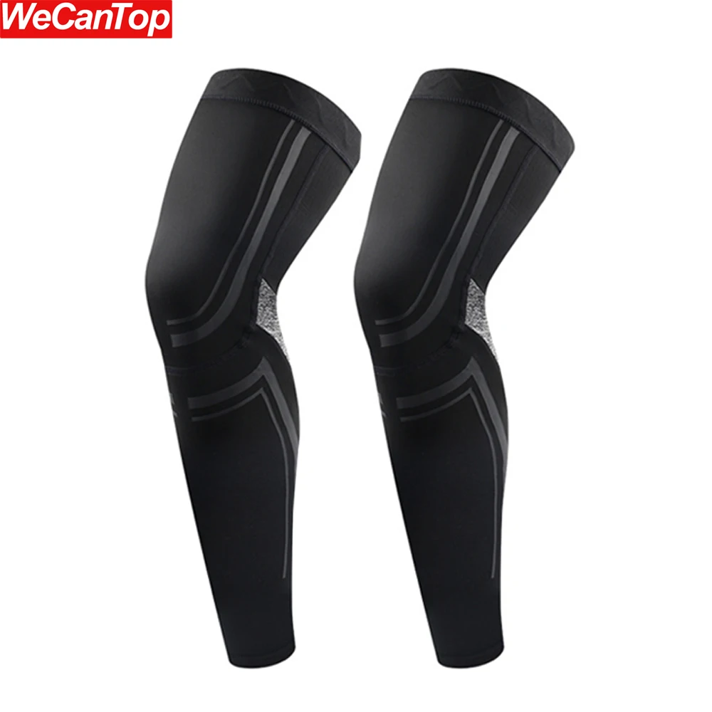 

2PCS Leg Sleeves Compression Long Knee Sleeve UV Protect for Men Women Youth Sports Basketball Football Day & Night Wear