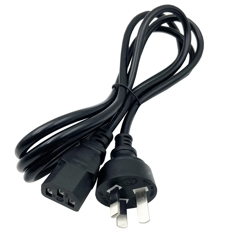 كابل الطاقة تمديد الحبل ، IEC C13 ، 220 فولت ، أستراليا ، نيوزيلندا ، الاتحاد الافريقي ، التوصيل العرض لرصد ، العارض ، HP ، الطابعة ، Lg ، TV ، 1.2 متر