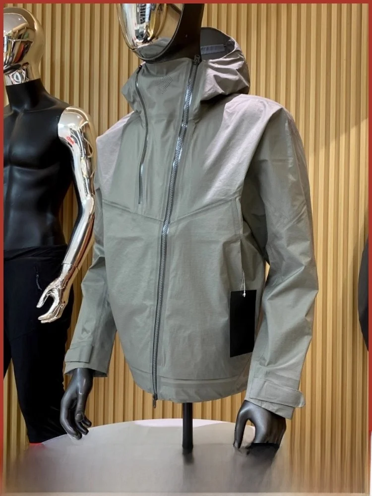 

Мужская уличная ветрозащитная куртка с полным клеевым покрытием, твердая, ell, альпинистская, пешая, четыре сезона, тяжелая парка на подкладке Du Fce