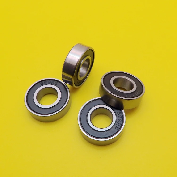 NBZH 500pcs Free Shipping The Rubber Sealing Cover  Thin Wall Deep Groove Ball Bearings 699-2RS 9*20*6 Mm