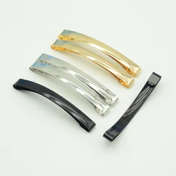 20PCS 8mm*8.0cm Plain Metal Slide Hairclip Snap Hairpins Bobby Pins Hair Barrettes For DIY Women Headwear Lead Free Nickle Free
