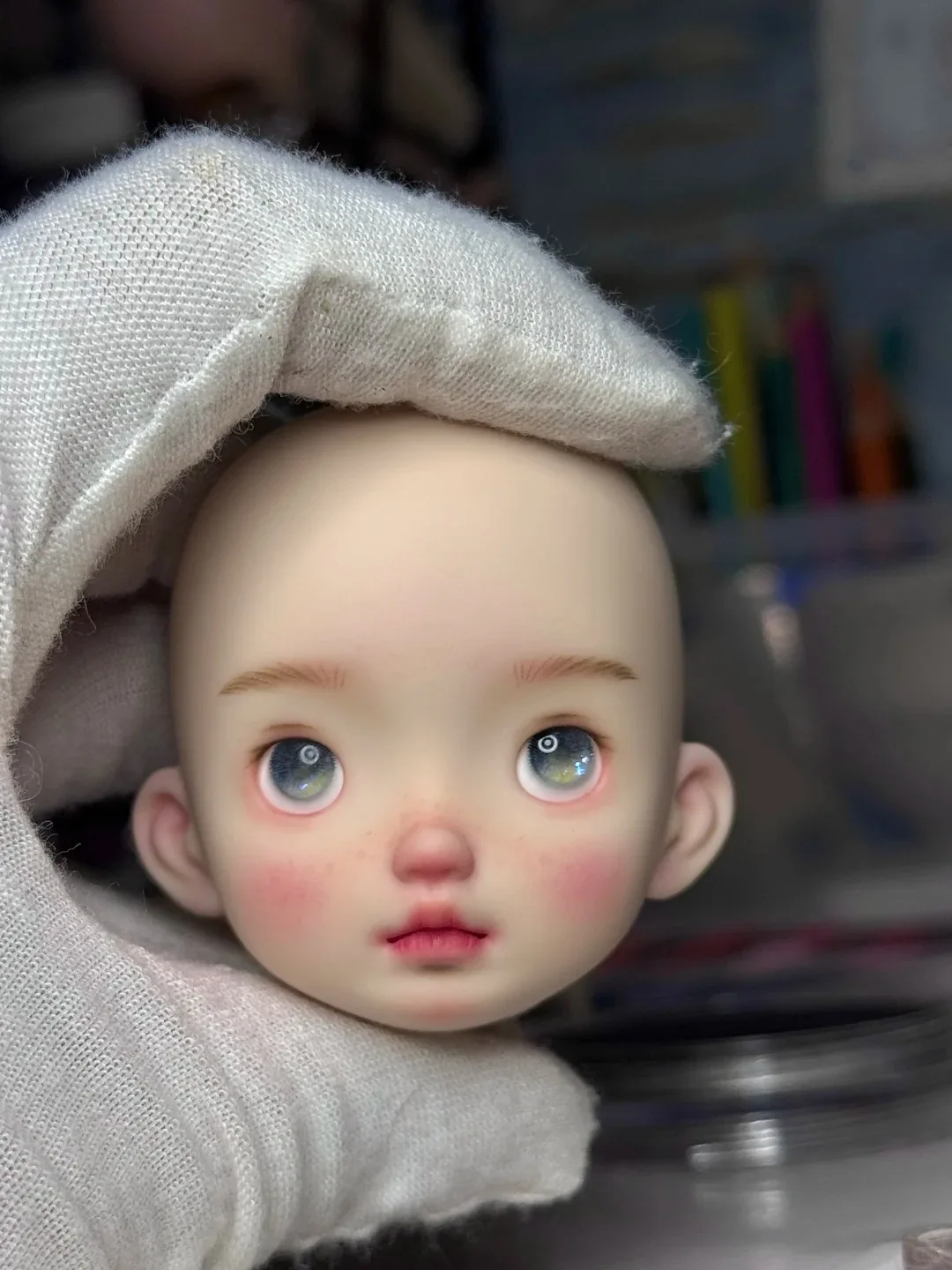 Hohe Qualität Neue SD BJD Puppe 1/6 K2 frauen Individuelle Kopf Spielzeug Puppen für Sammler kostenloser versand