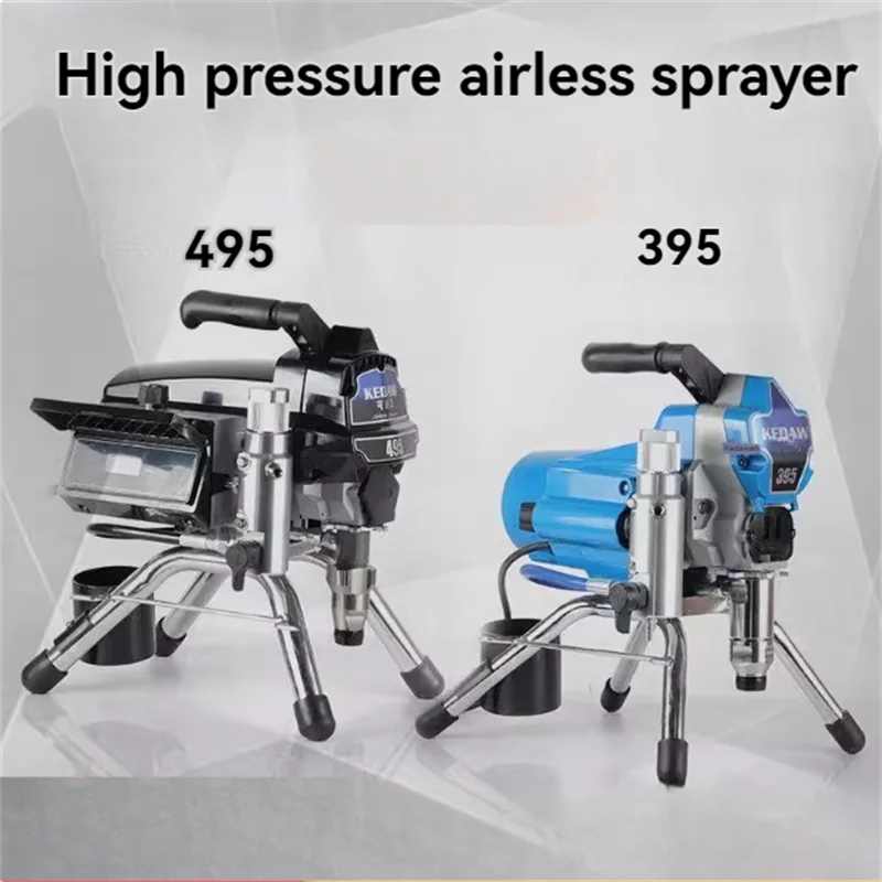 ﻿3000W Professional High-pressure Airless Spraying Machine Paint Wall Spraying Machine 395/495 220V Latex Paint Spraying Machine