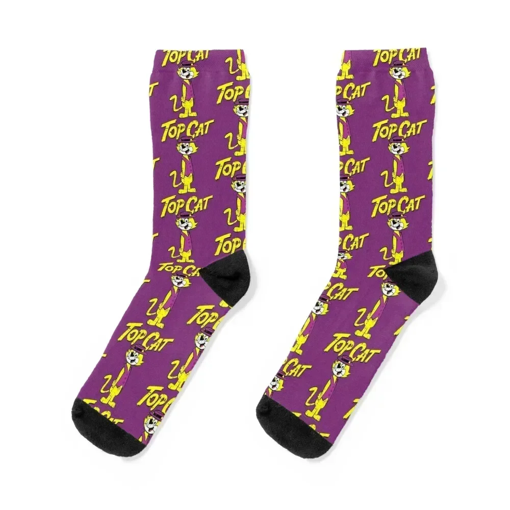 

Top Cat Socks designer hiking bright garter snow Men Socks Women's